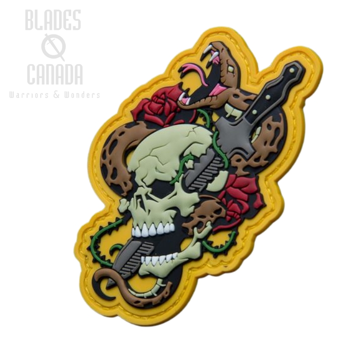 Mil-Spec Monkey Patch - Skull Snake Tattoo #1
